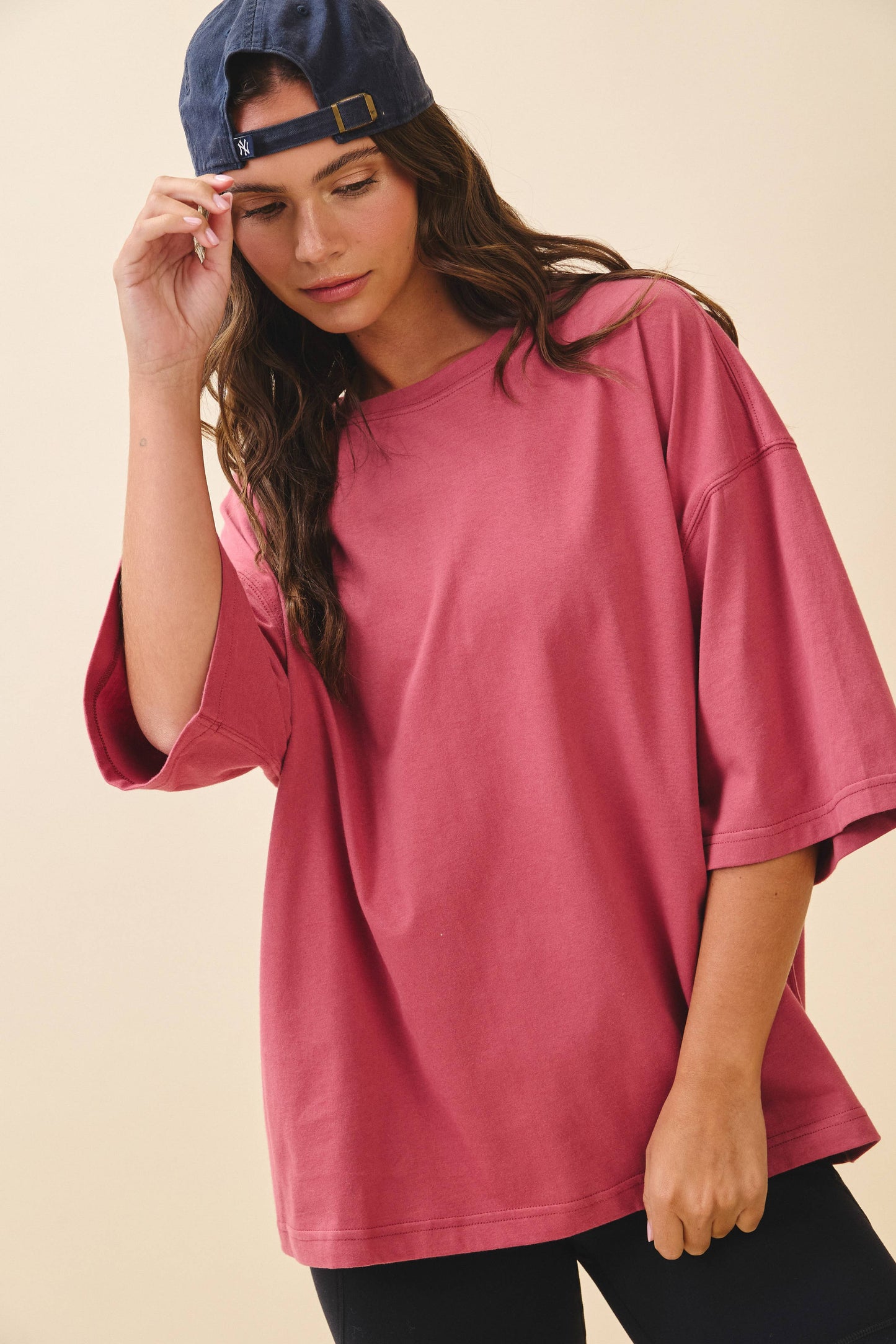 8480FN Oversized Everyday Cotton Tee