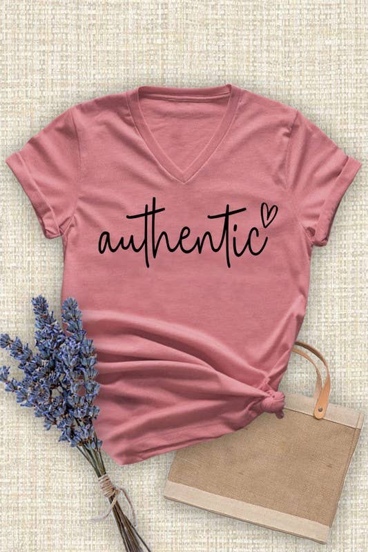 Unisex Short Sleeve V Neck T-Shirt