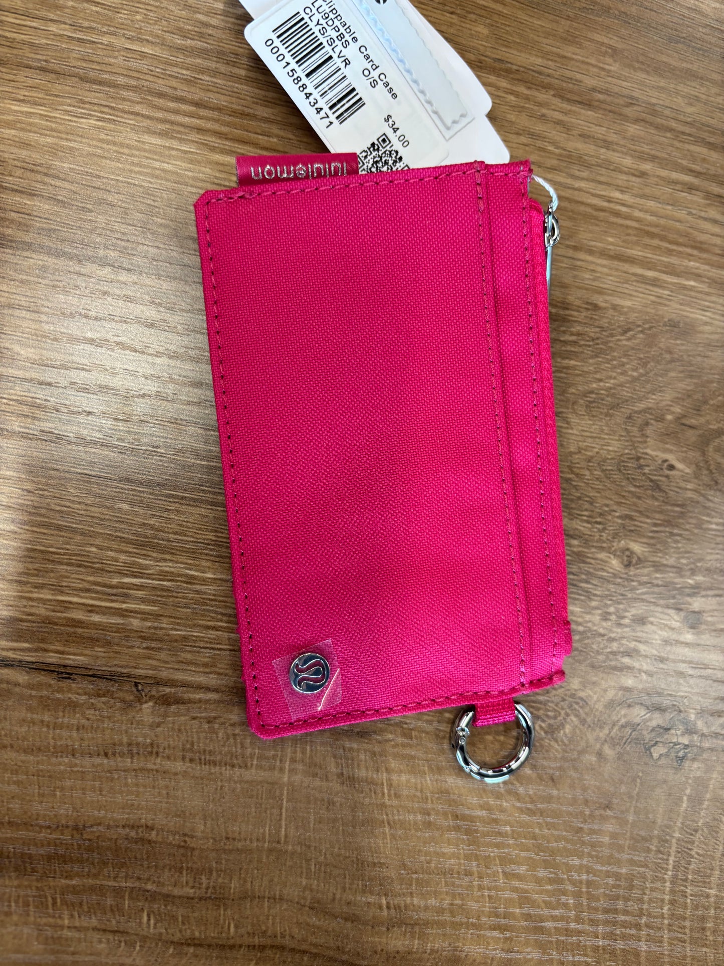 lululemon Clippable card case