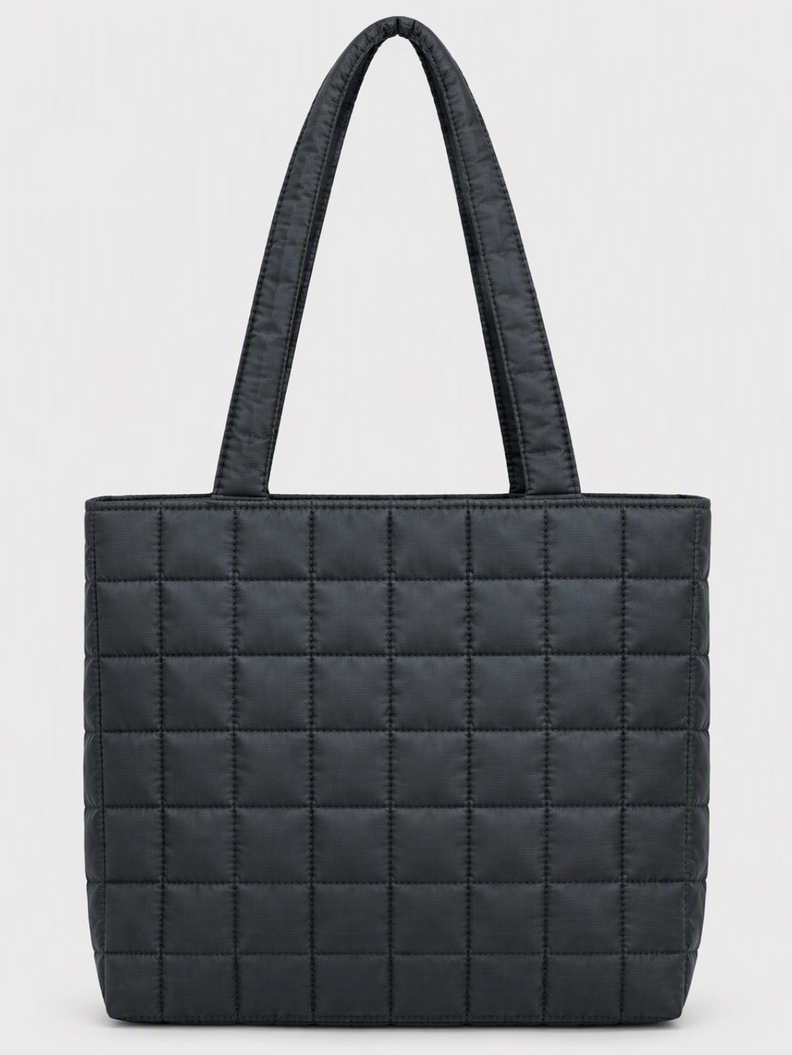 Quilted Puffer Tote Bag