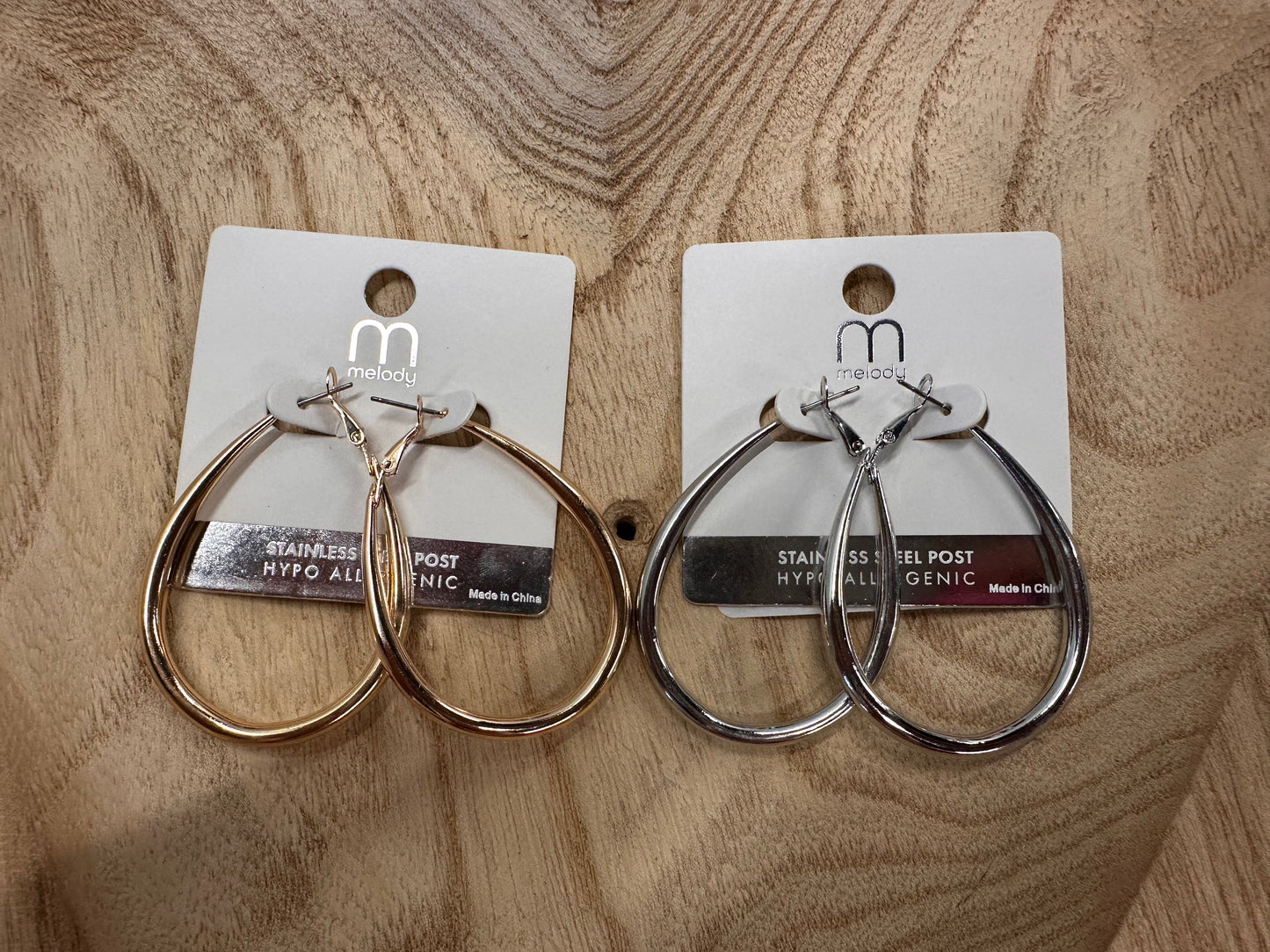 Melody hoop earrings