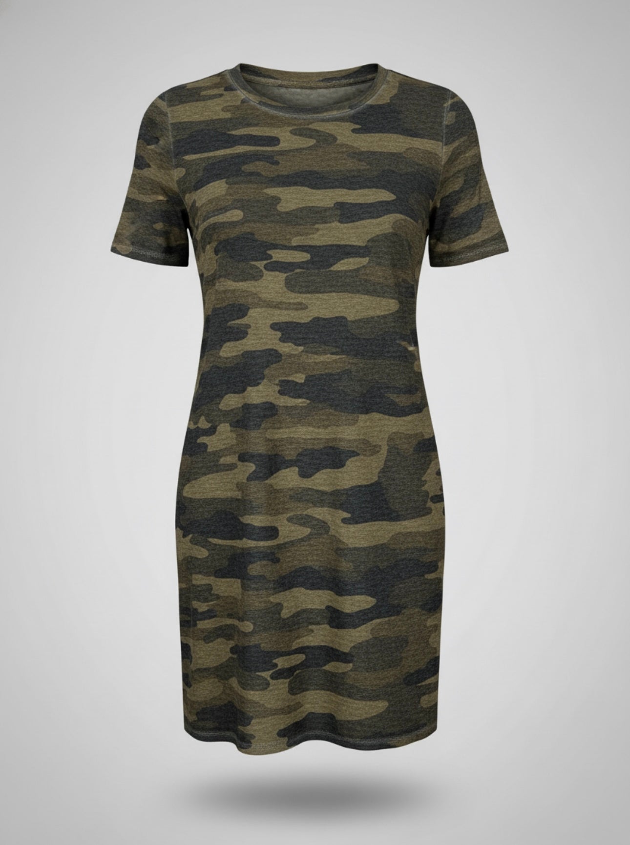 Camo T-Shirt Dress