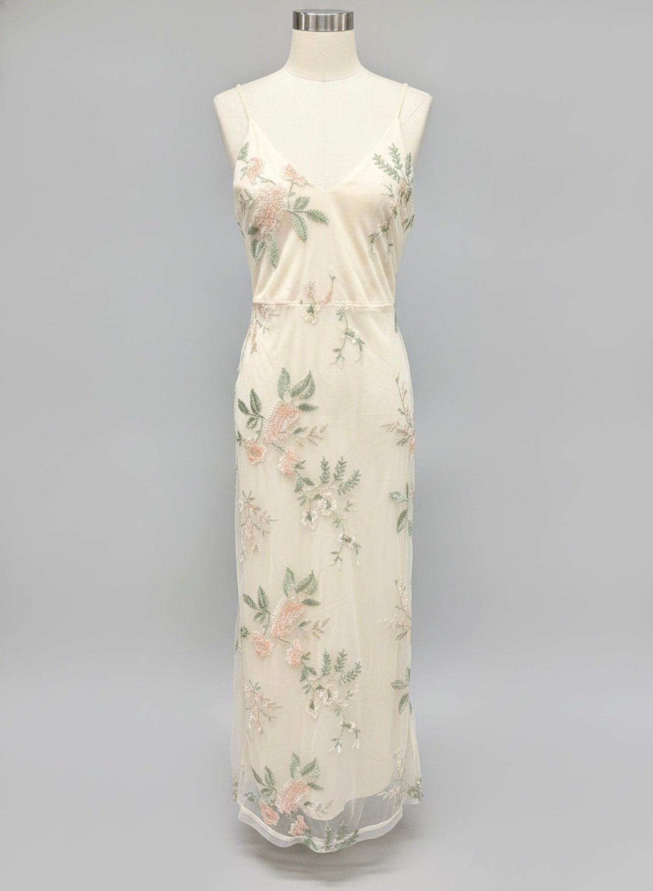 Inmod tan floral dress