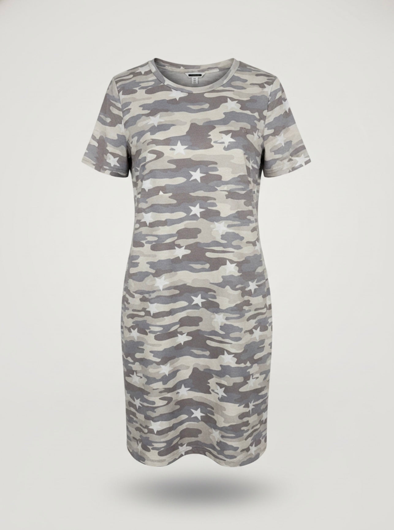 Light gray camo T-Shirt dress