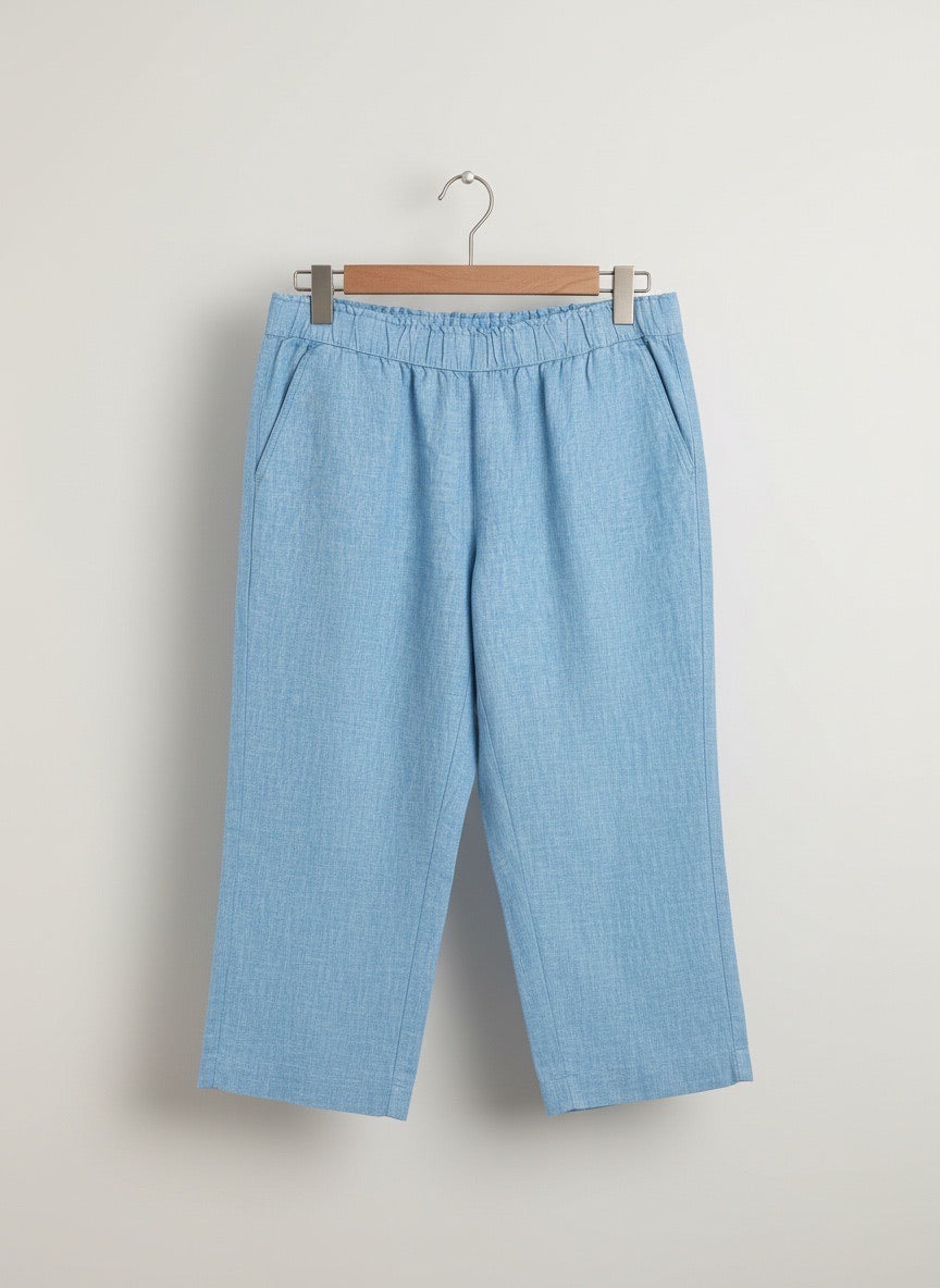 Talbots Cropped Linen Pants