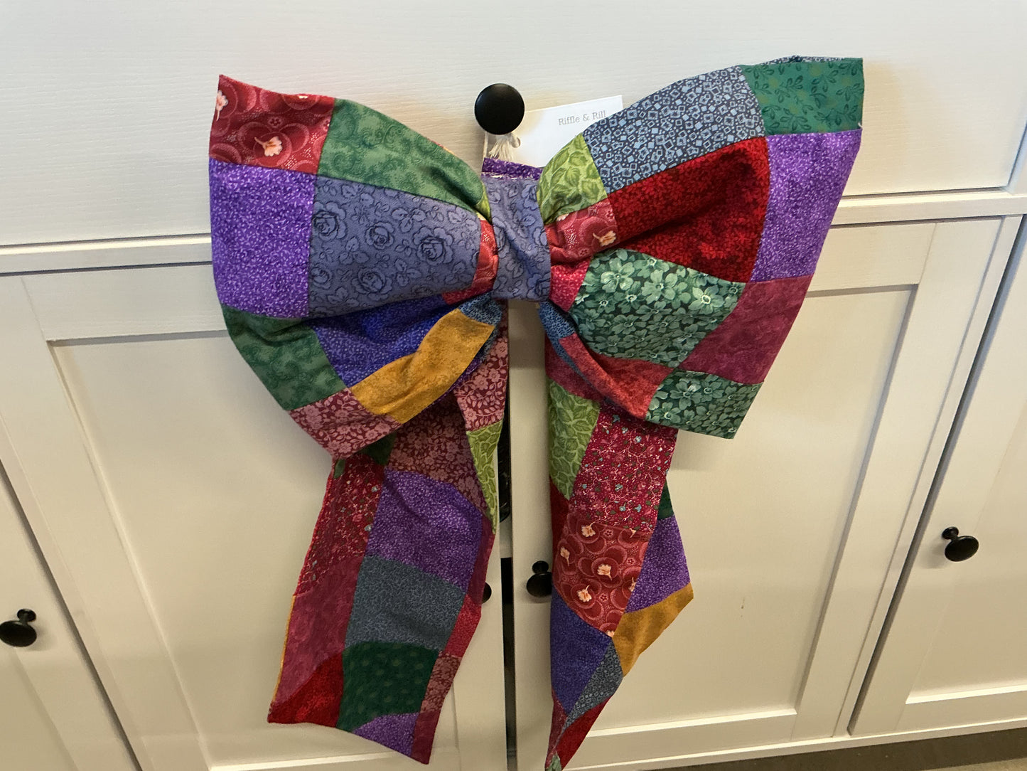 Jewel Plaid Door Bow