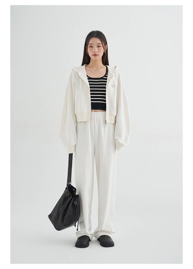 Striped Knit U-Neck Tank