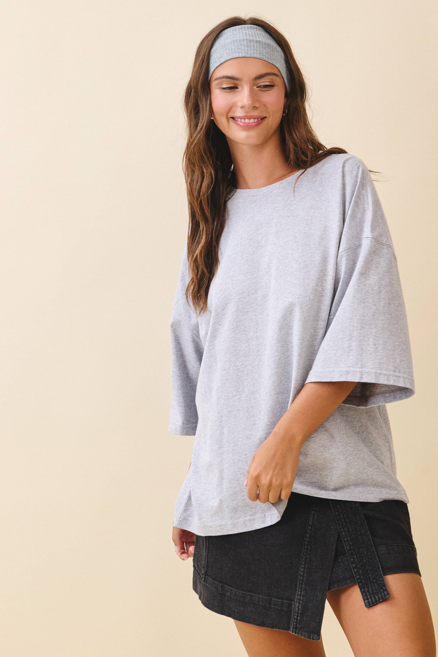 8480FN Oversized Everyday Cotton Tee