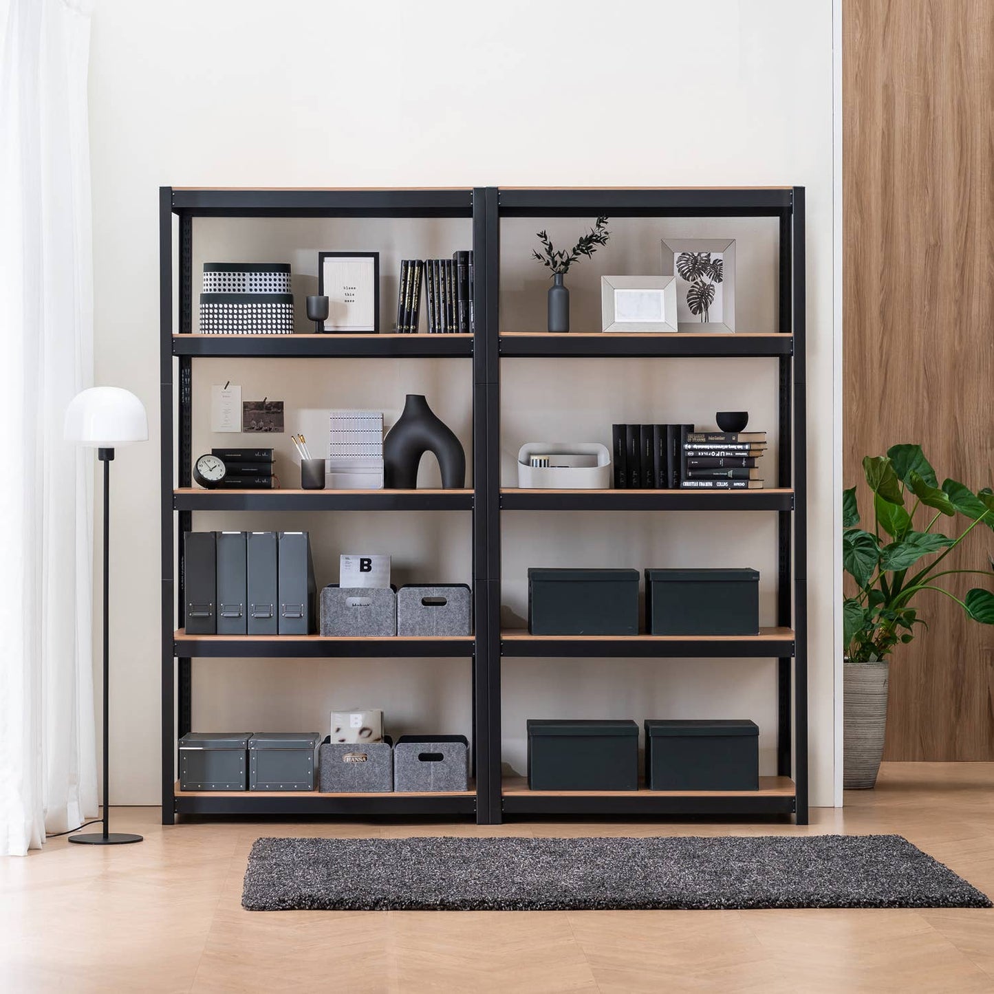 36"W 5-Tier Shelf for Closet, Pantry & Home Office, 1Pack