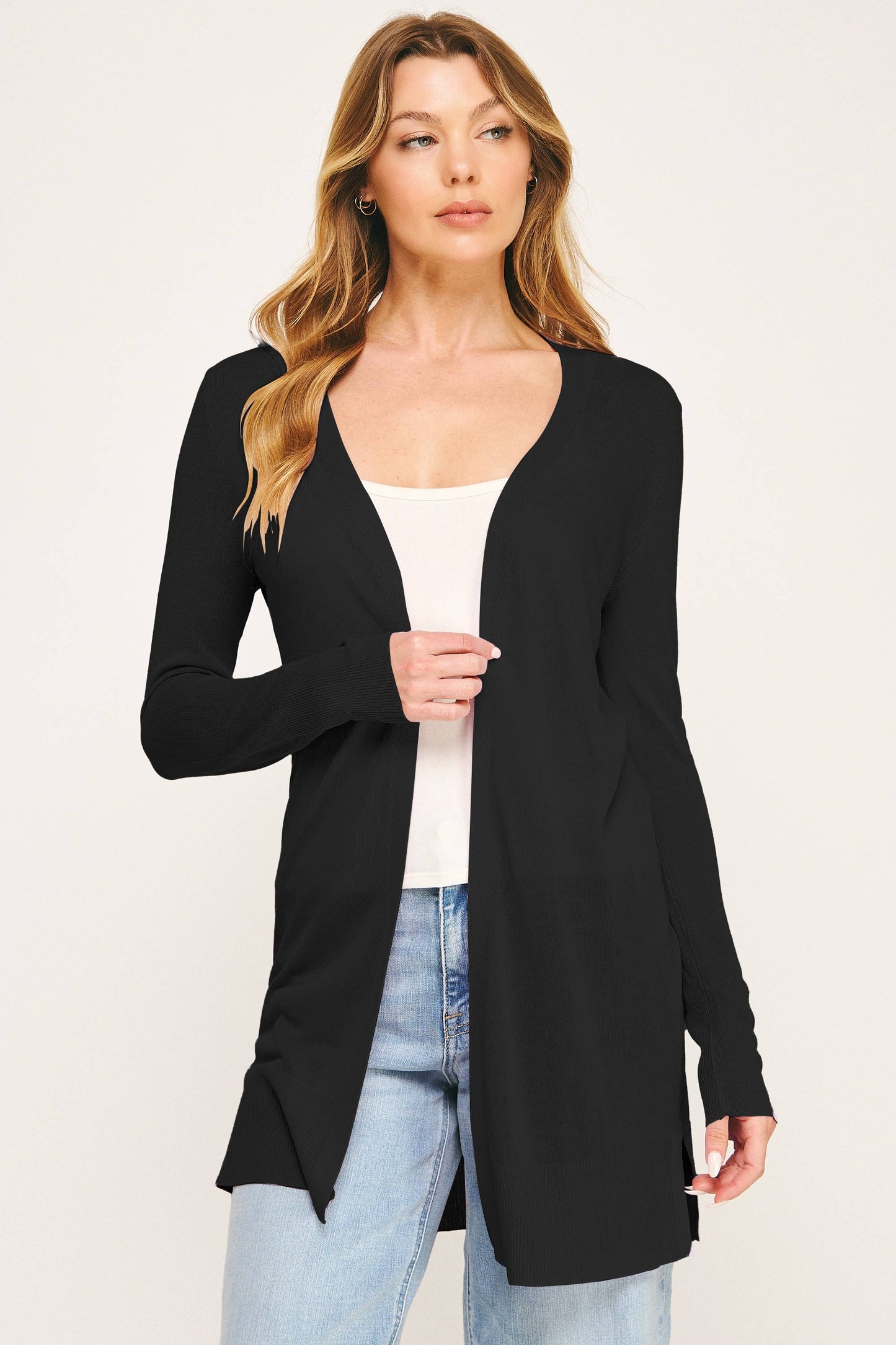 BASIC EVERYDAY AIRY CARDIGAN