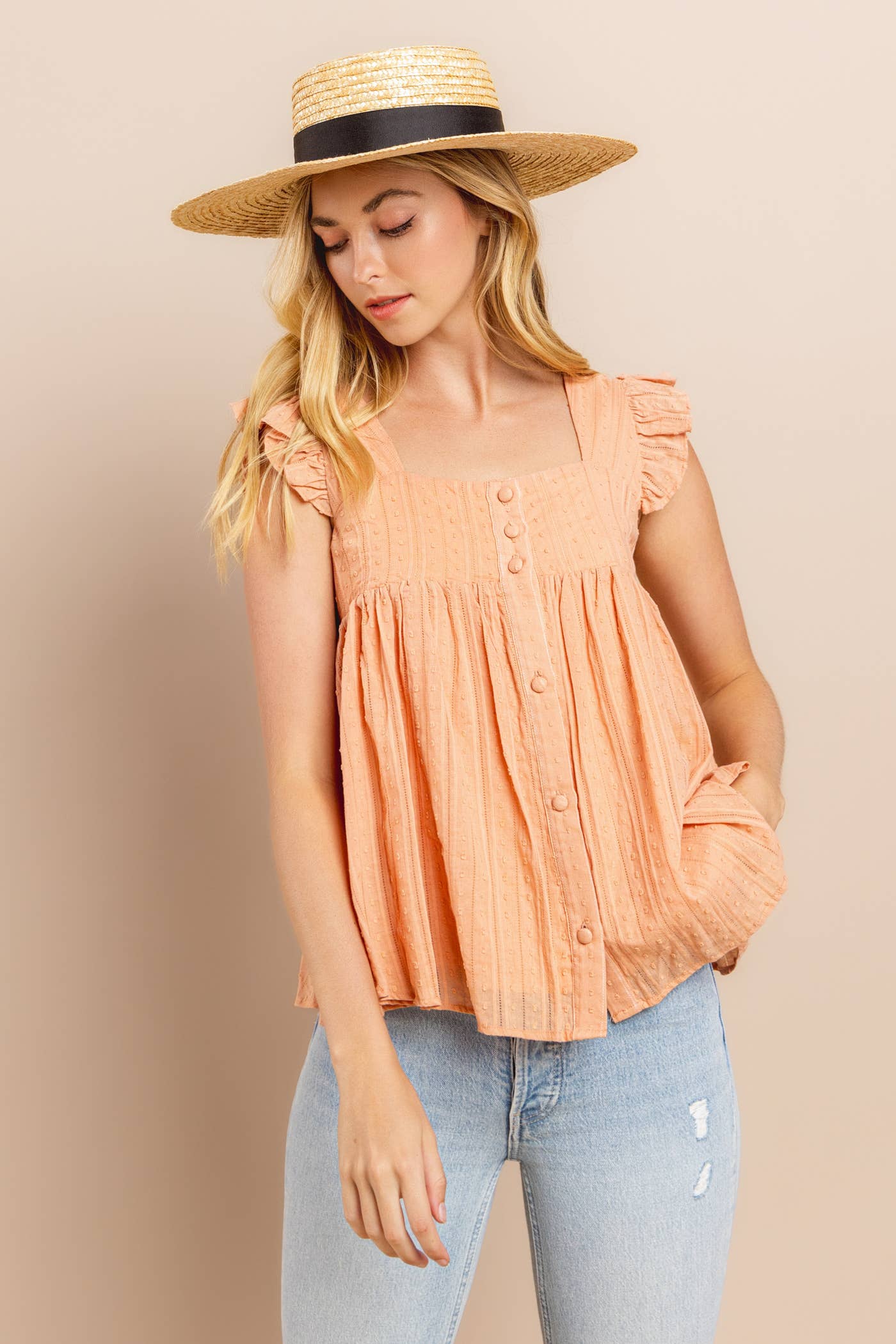Baby Doll Ruffle Top
