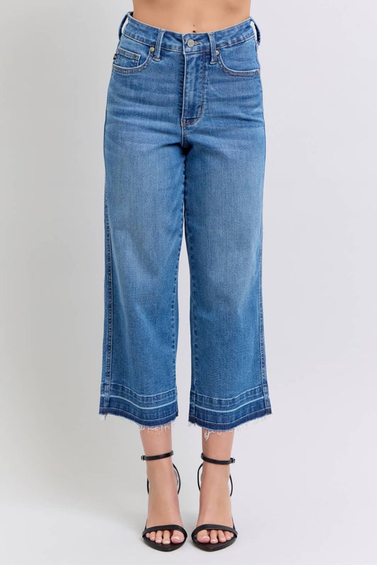 HW Tummy Control Release Hem Crop Wide