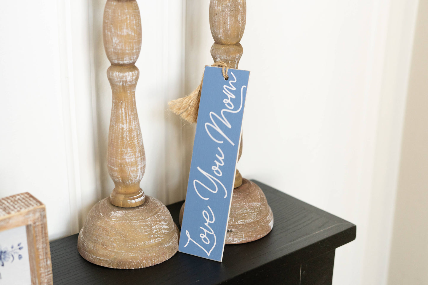 12629 - 2x8 rvs wood bookmark w/ tassel (MOM)  MOTHER'S DAY