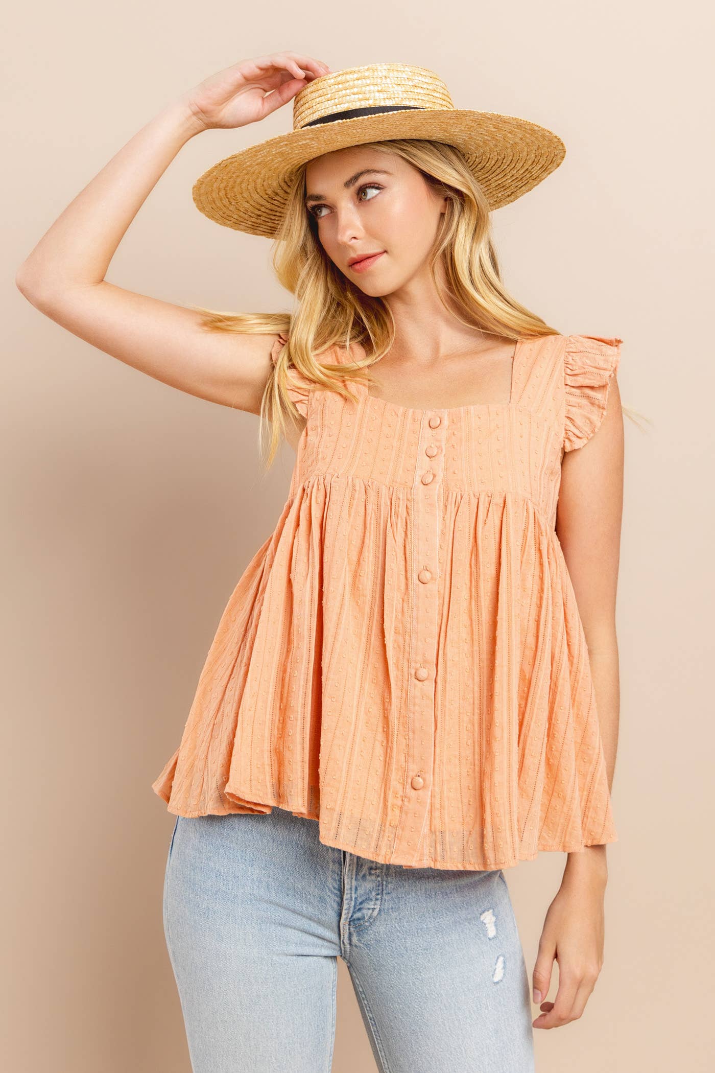 Baby Doll Ruffle Top