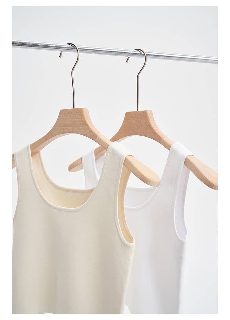 Striped Knit U-Neck Tank