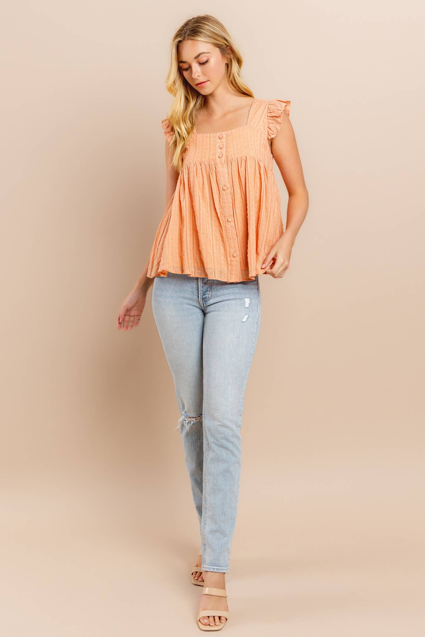 Baby Doll Ruffle Top