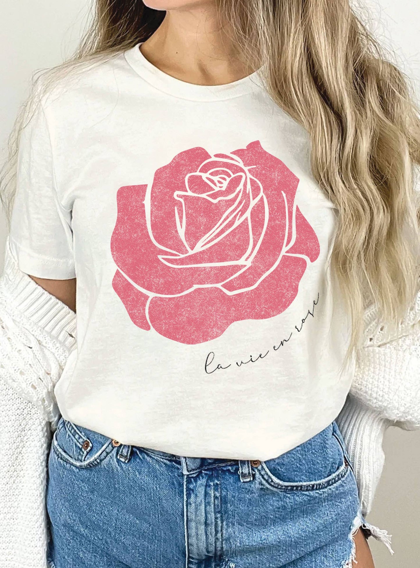 LA VIE EN ROSE GRAPHIC TSHIRTS