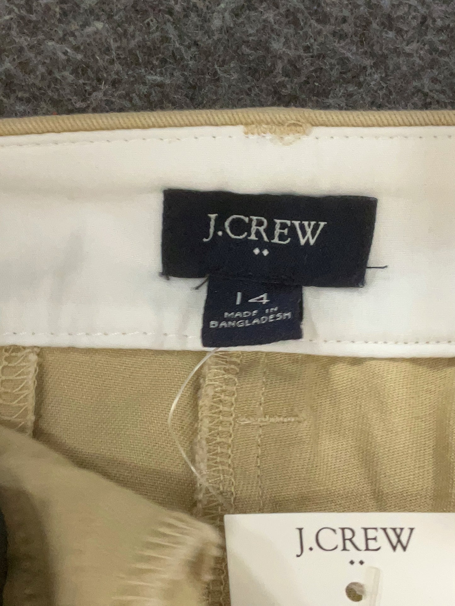 J.Crew Factory Store Size 14 Khaki shorts