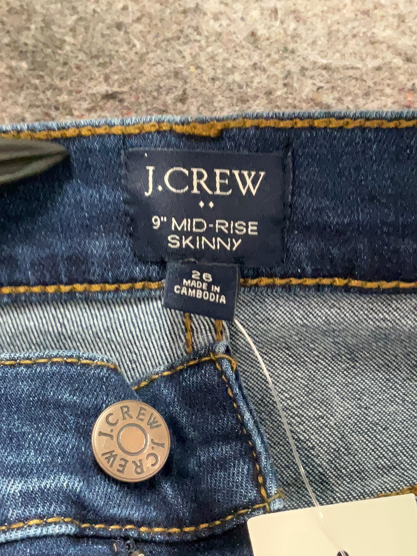 J.Crew Size 26 waist Jeans NWT