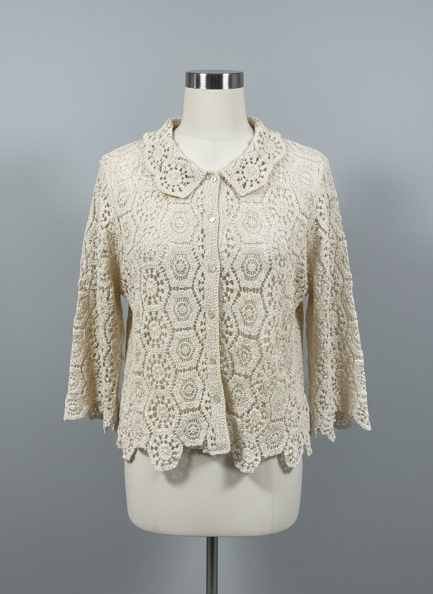 CATO LACE CARDIGAN NWT