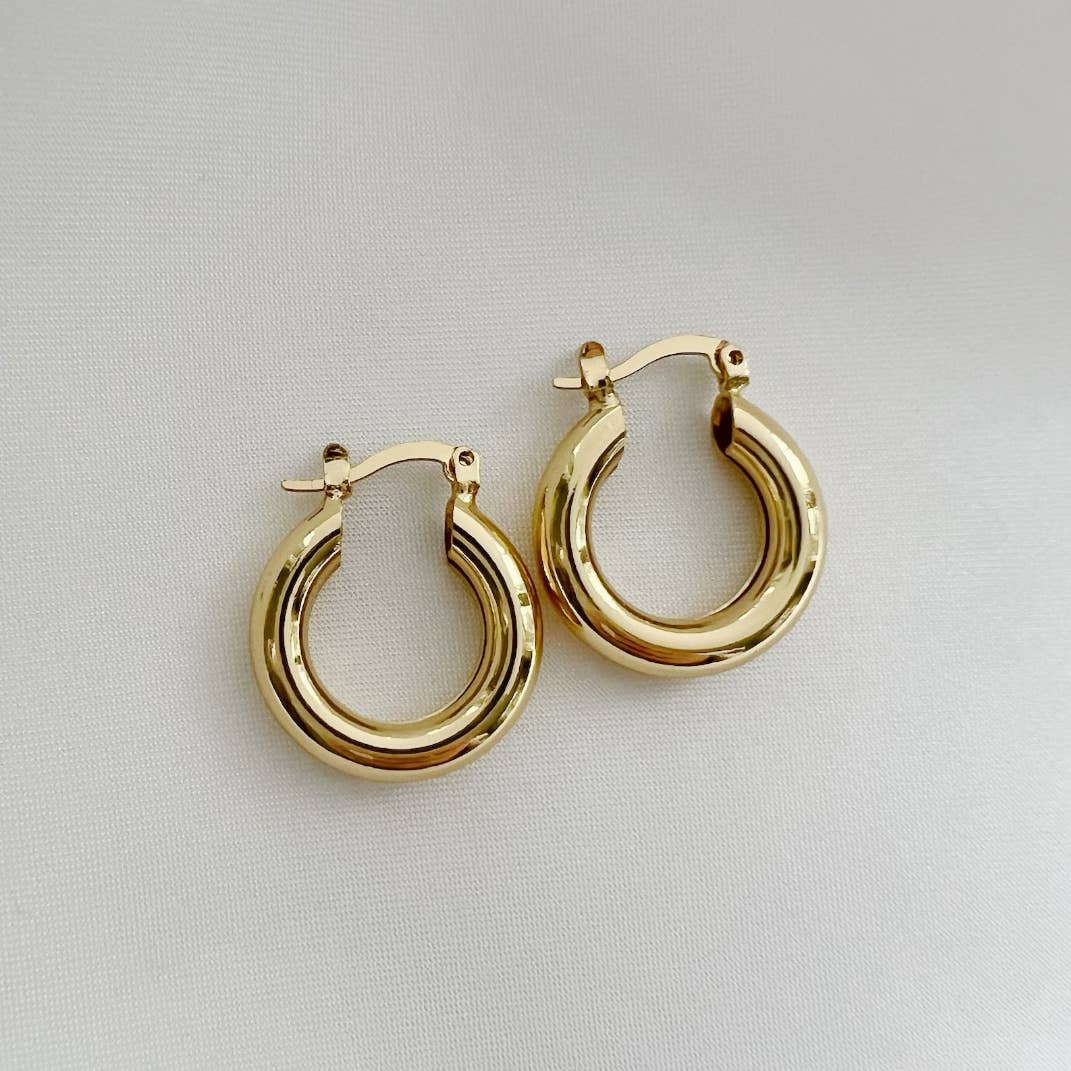 Erin Gold Filled Hoops Earrings