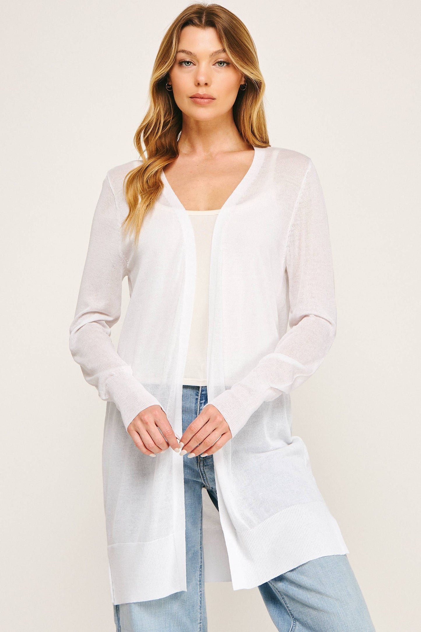 BASIC EVERYDAY AIRY CARDIGAN