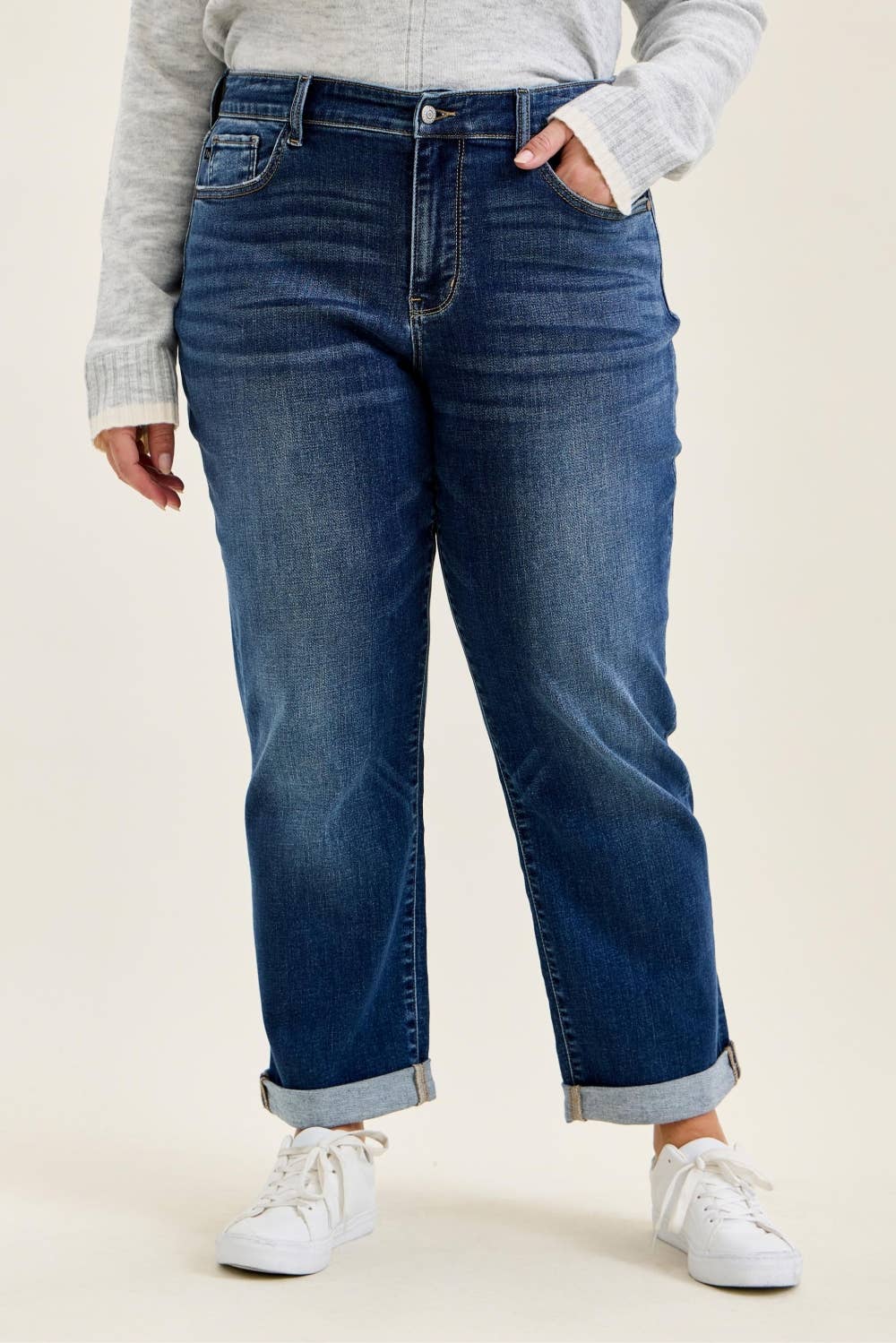 MR "BILLIE" Boyfriend DK True Indigo - PLUS