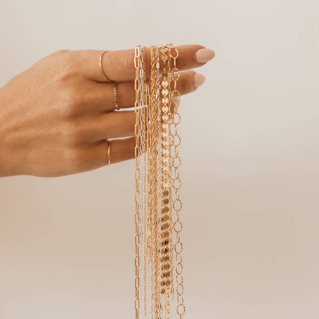 Stackable Minimalist Simple Rings Gold Filled