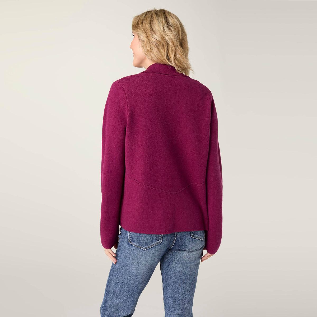 Heavenly-Luxe Notch Collar Cardigan-Fall