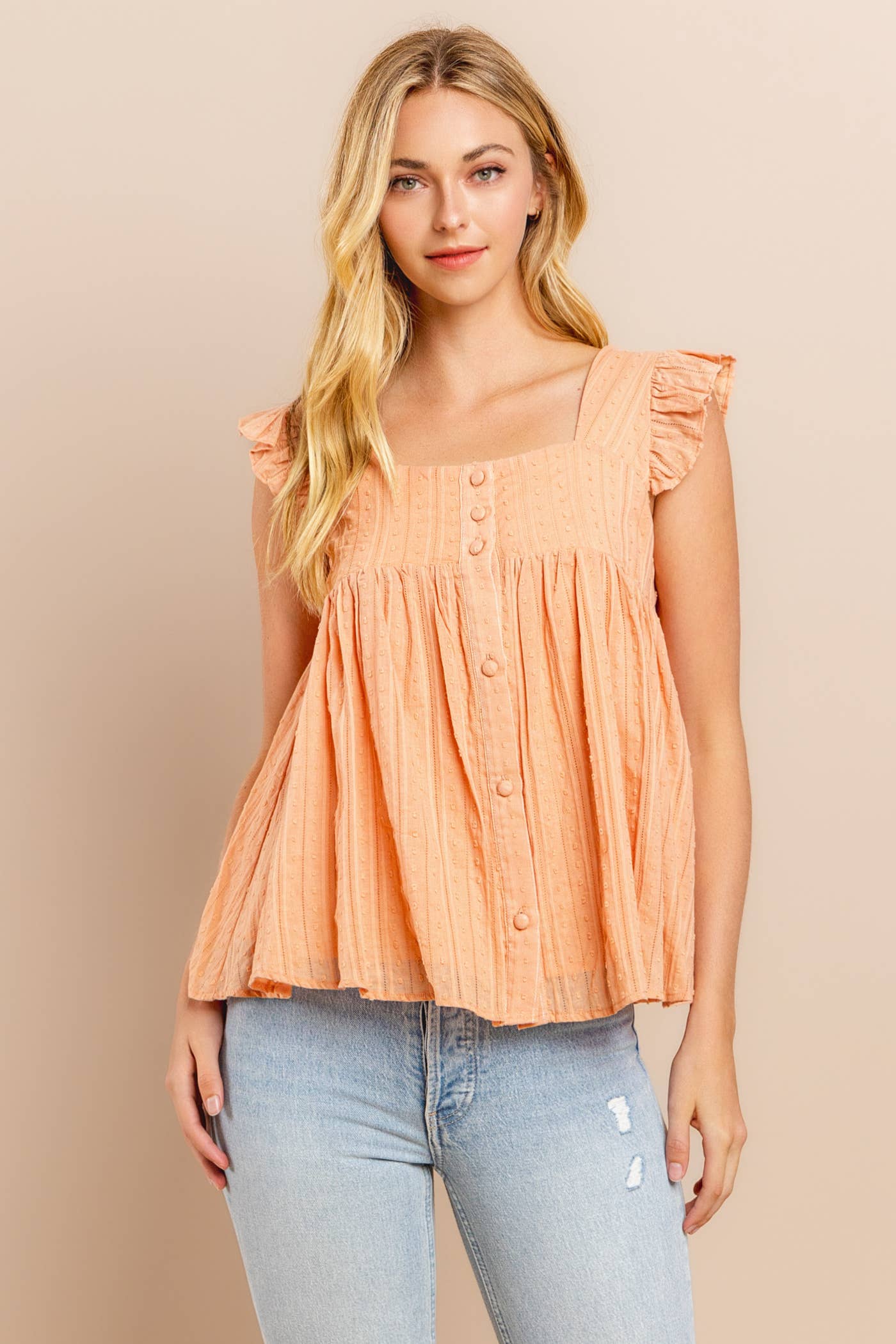 Baby Doll Ruffle Top