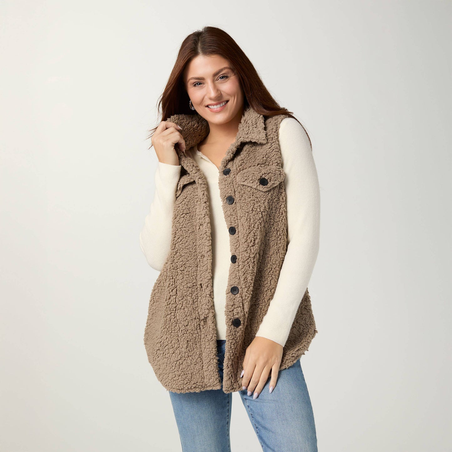 Ronnie Long Vest with Pockets-Fall