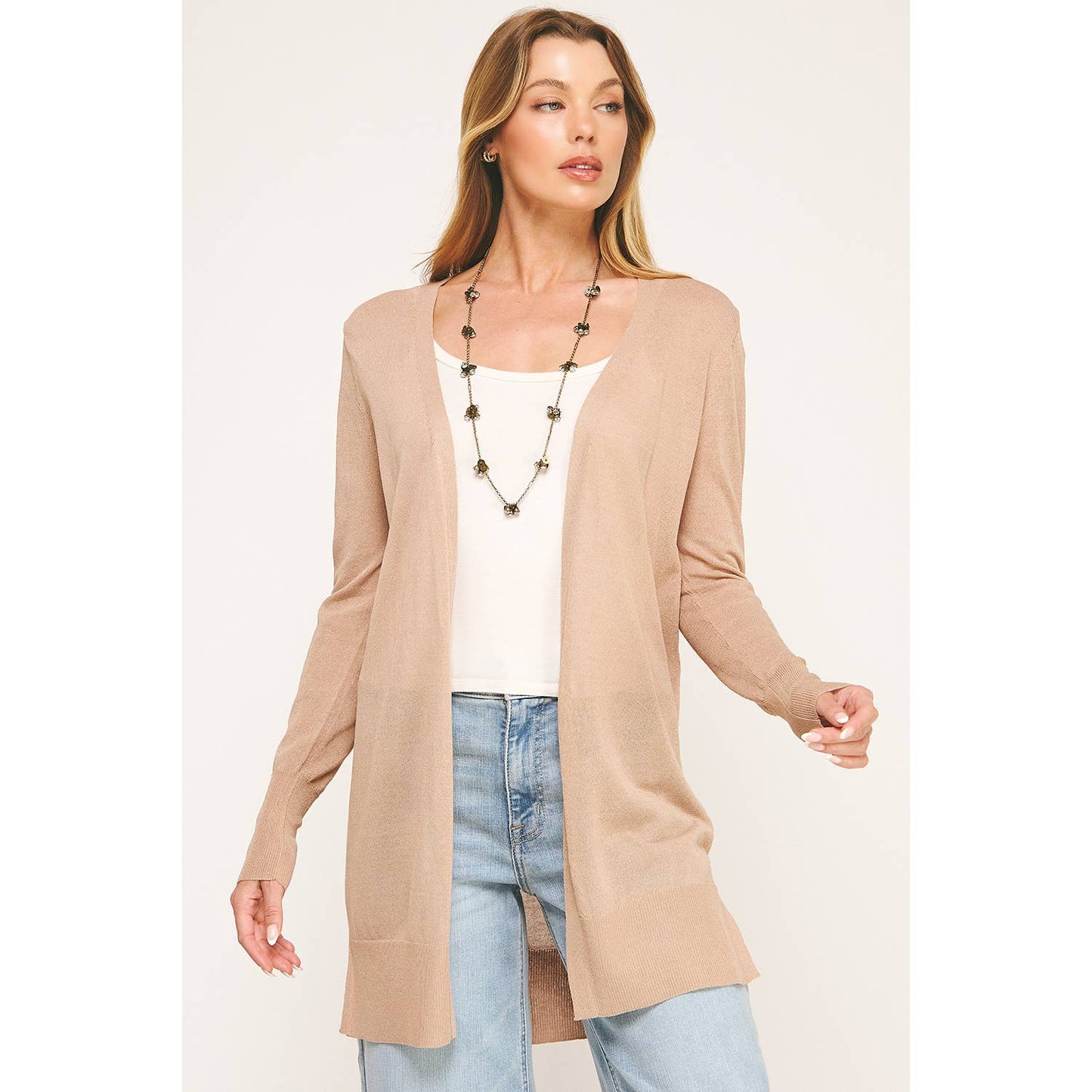BASIC EVERYDAY AIRY CARDIGAN