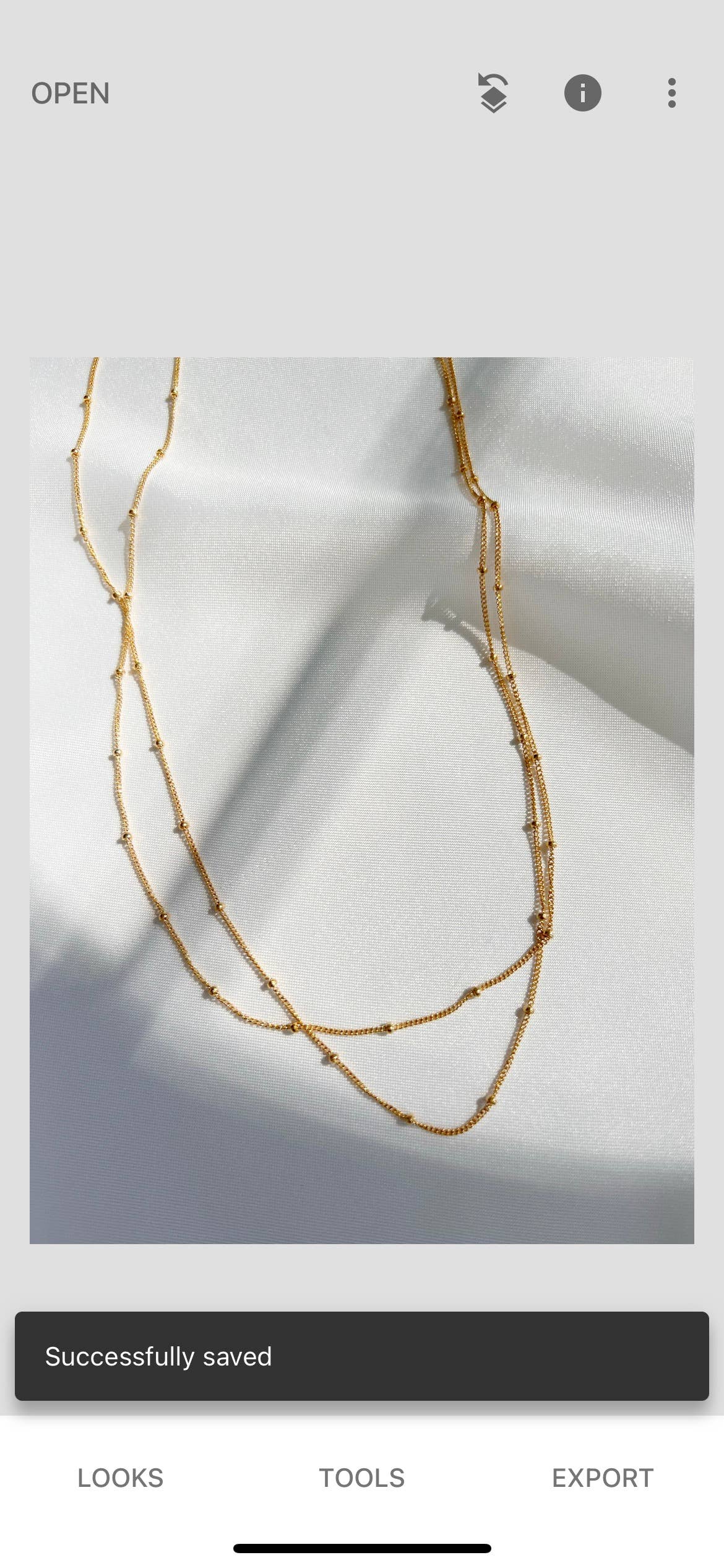 Avalon Satellite Gold Filled Necklace