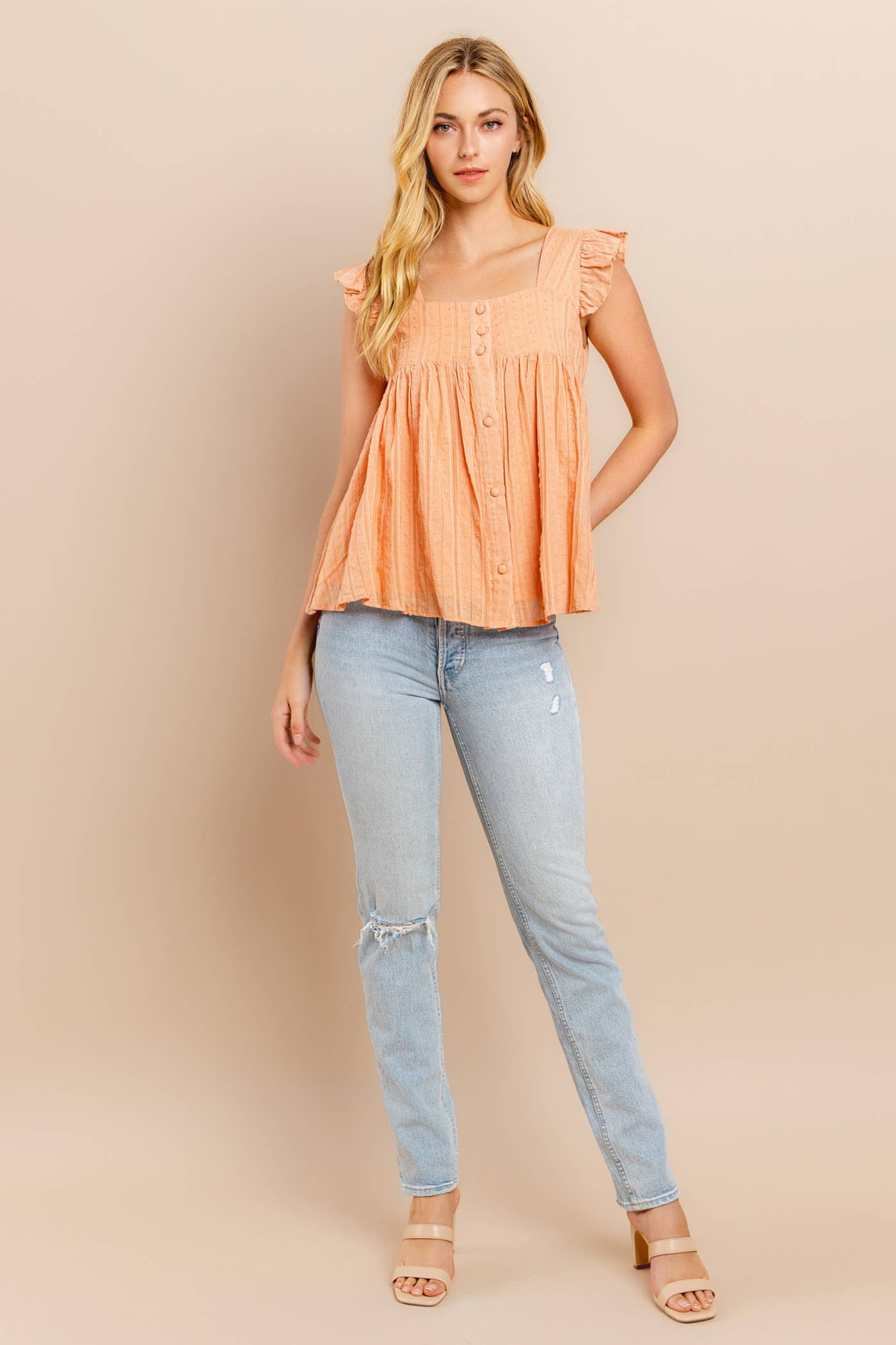 Baby Doll Ruffle Top