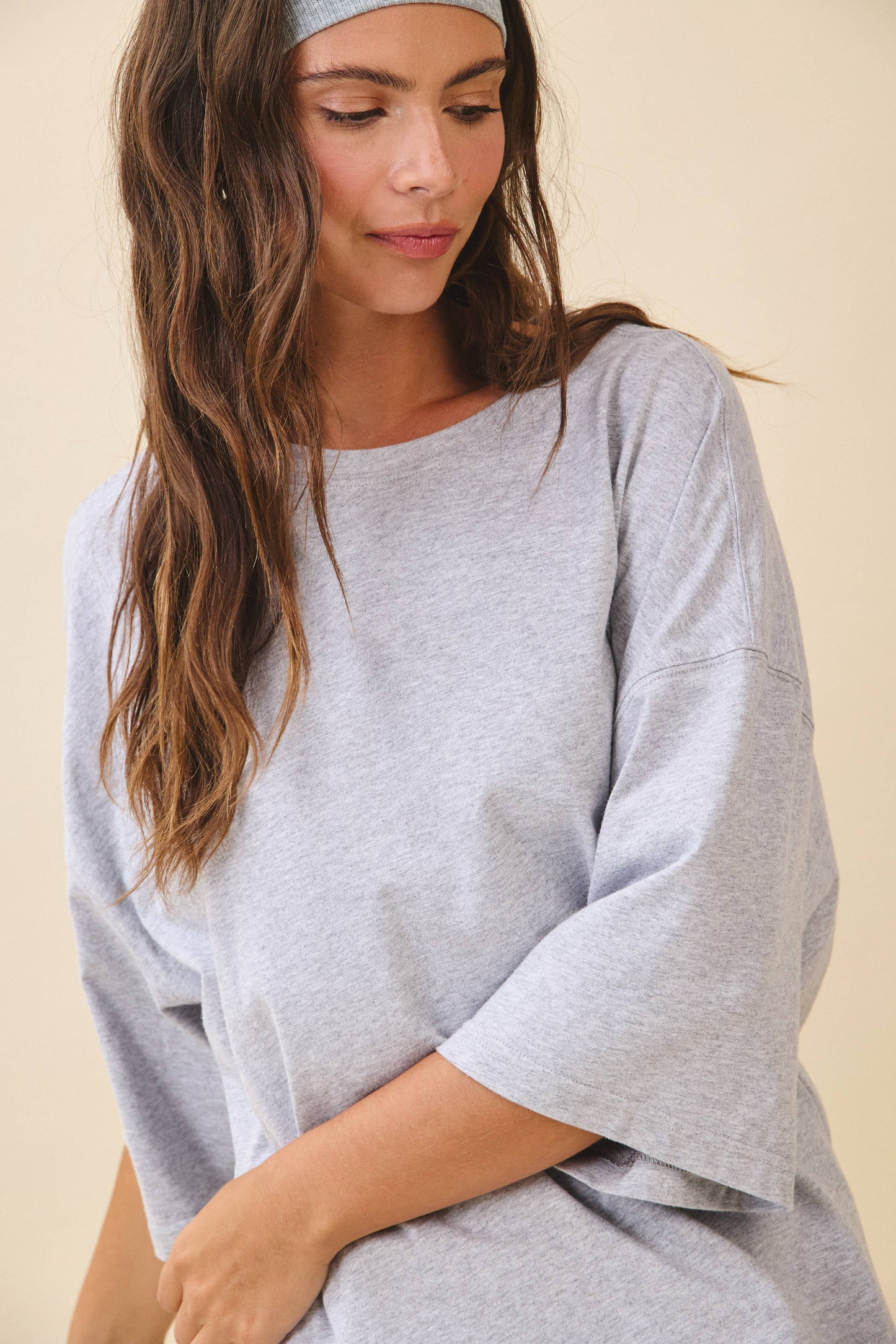 8480FN Oversized Everyday Cotton Tee