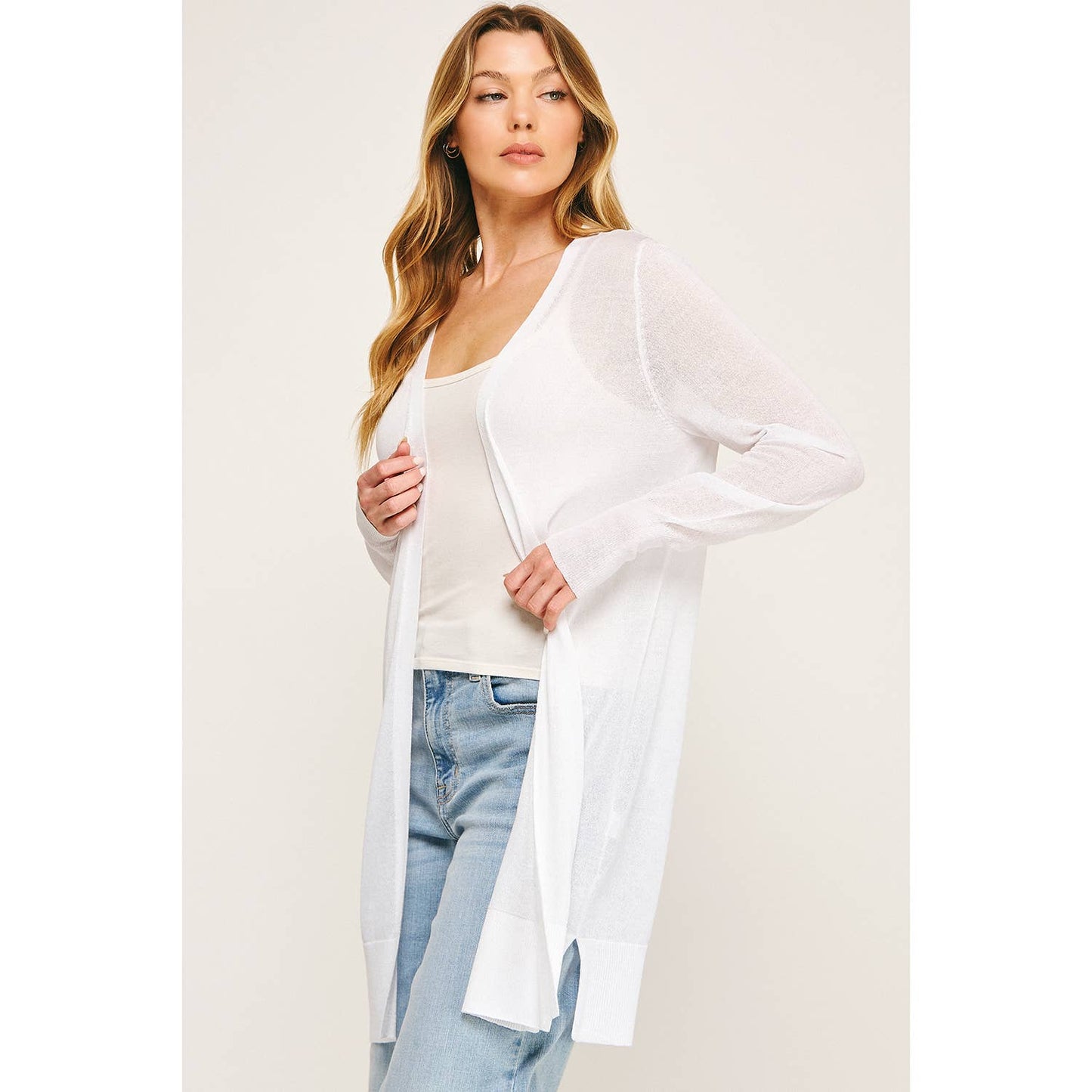 BASIC EVERYDAY AIRY CARDIGAN