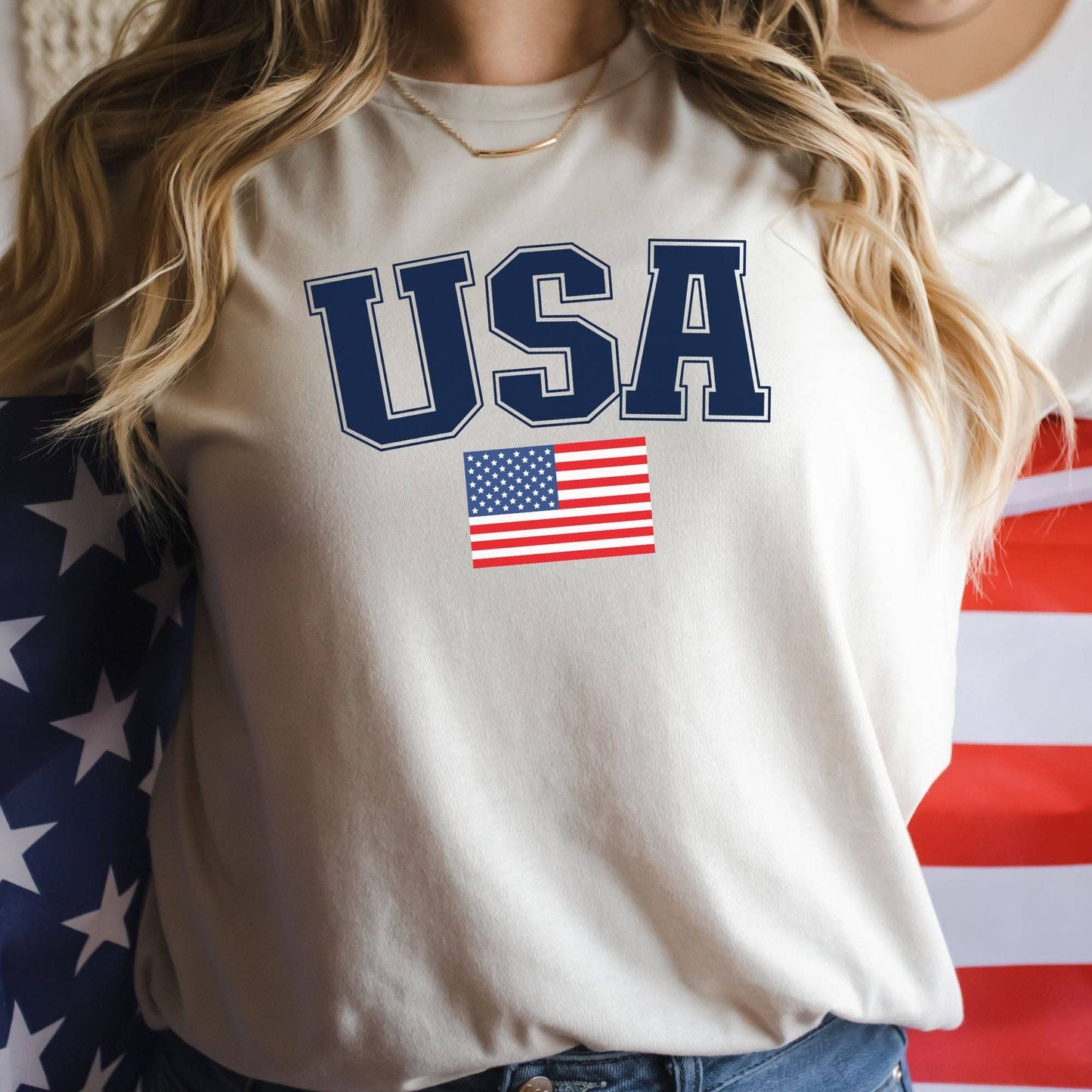 USA Flag Tee