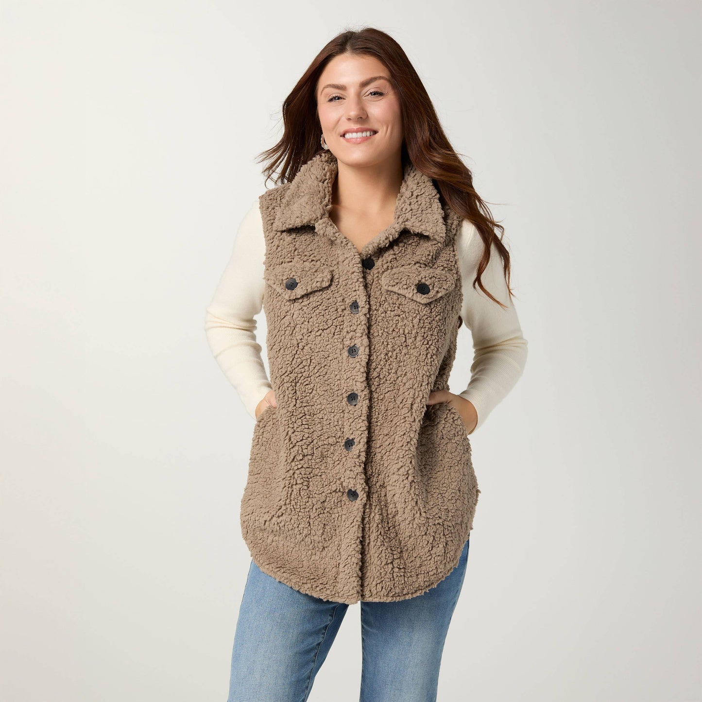 Ronnie Long Vest with Pockets-Fall