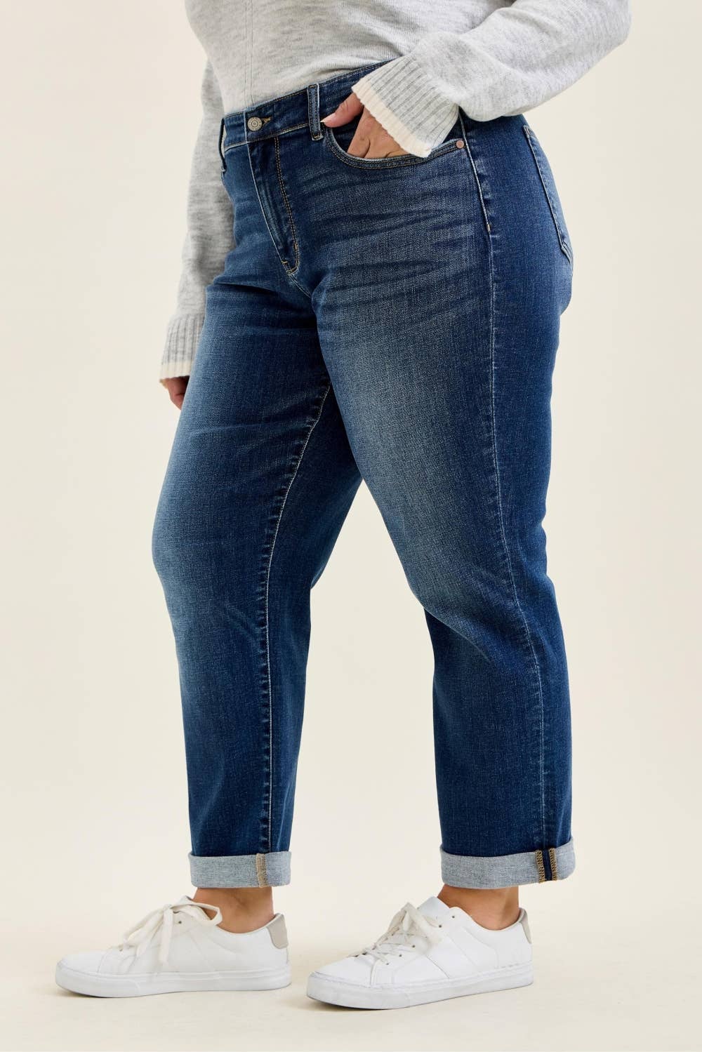 MR "BILLIE" Boyfriend DK True Indigo - PLUS