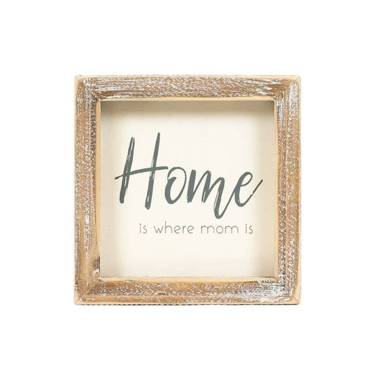 11949 - 5x5 wood frame sign (HOME)  home decor gift