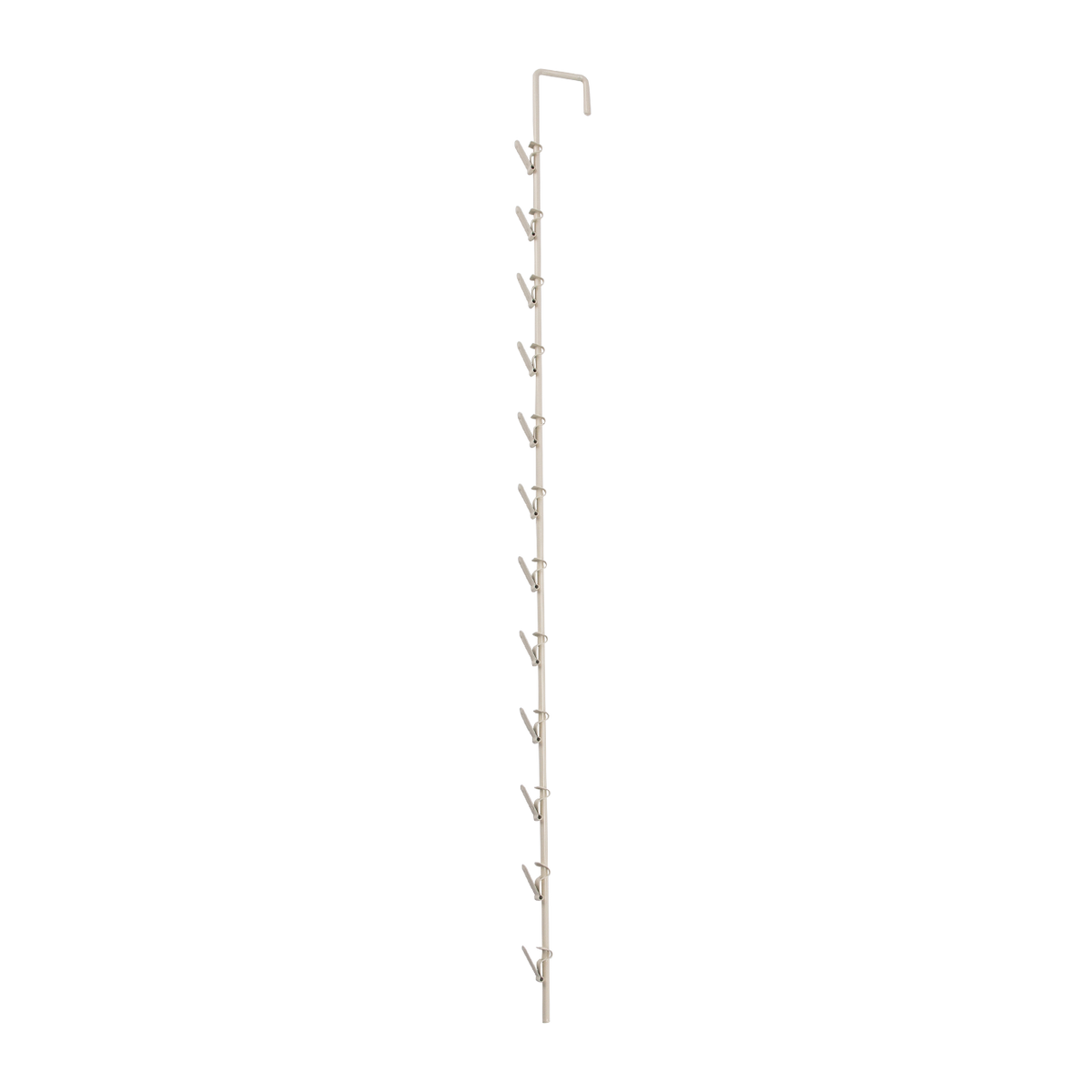 Metal Spring Clip 12 Hook Merchandiser Strip - 32"L