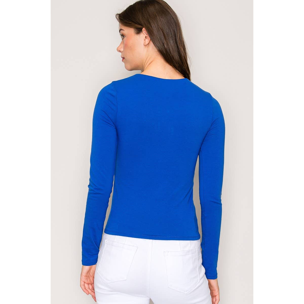 Double Layer Cotton Long Sleeves Top