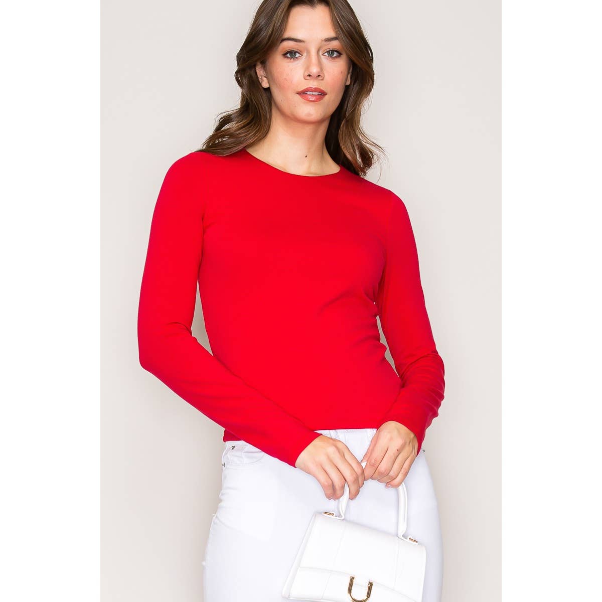 Double Layer Cotton Long Sleeves Top