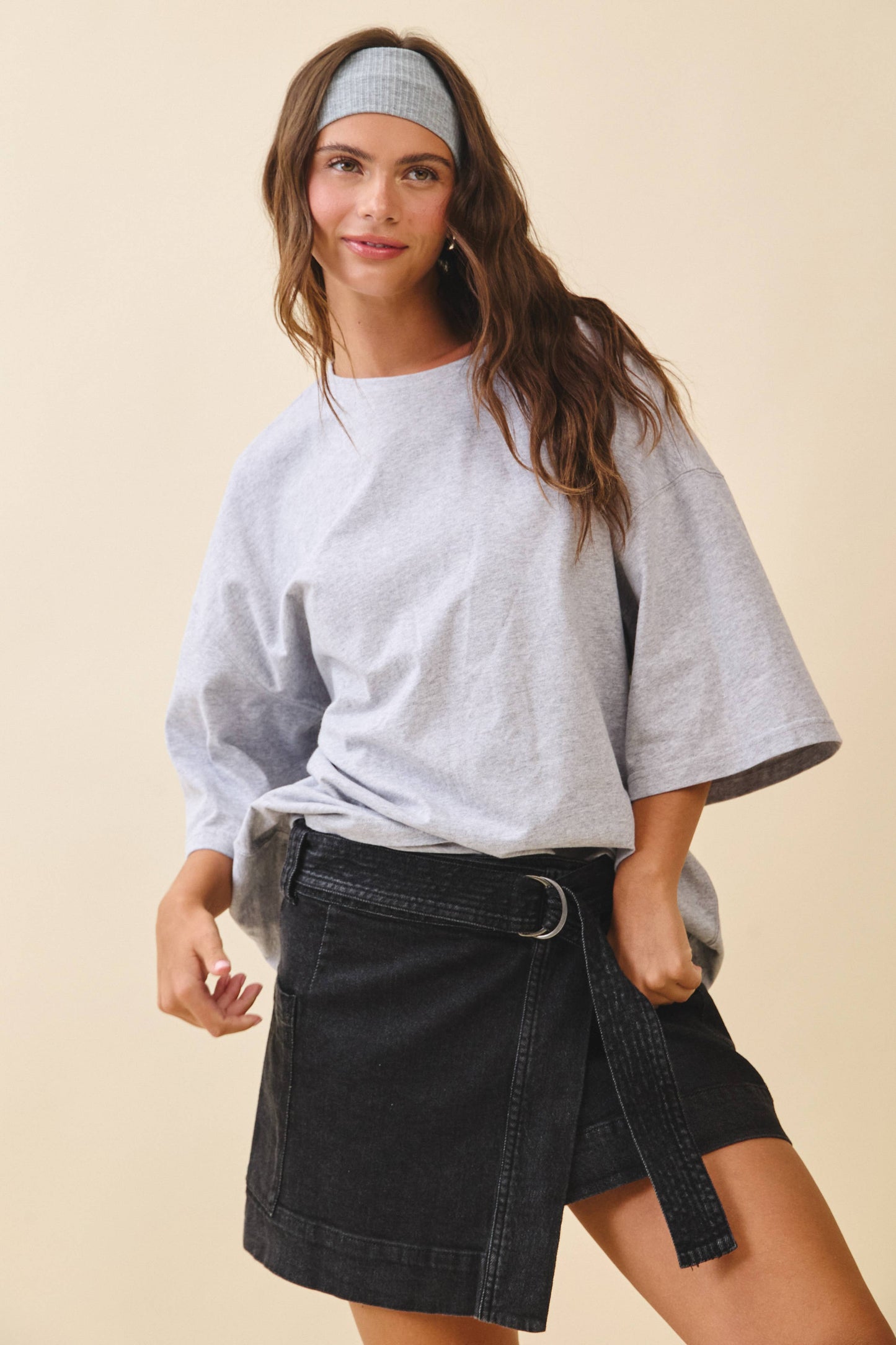 8480FN Oversized Everyday Cotton Tee