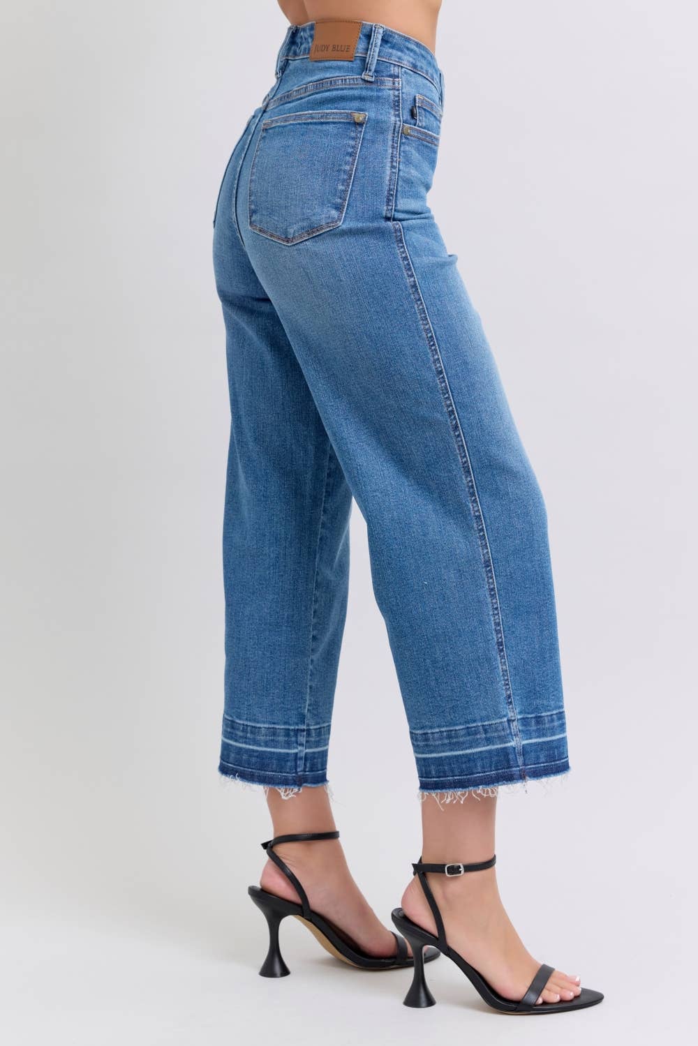 HW Tummy Control Release Hem Crop Wide
