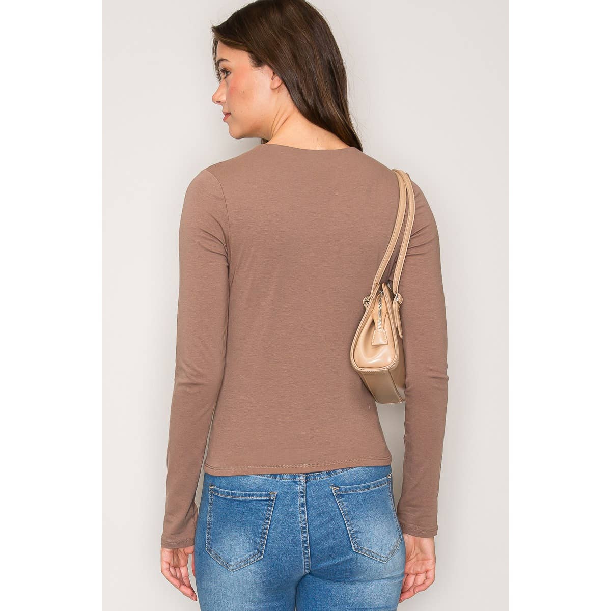 Double Layer Cotton Long Sleeves Top