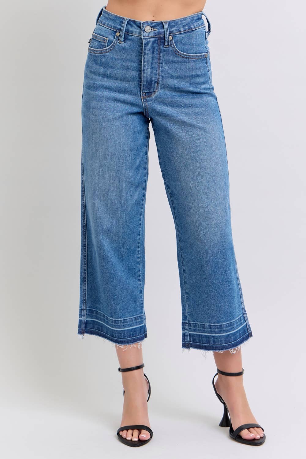 HW Tummy Control Release Hem Crop Wide