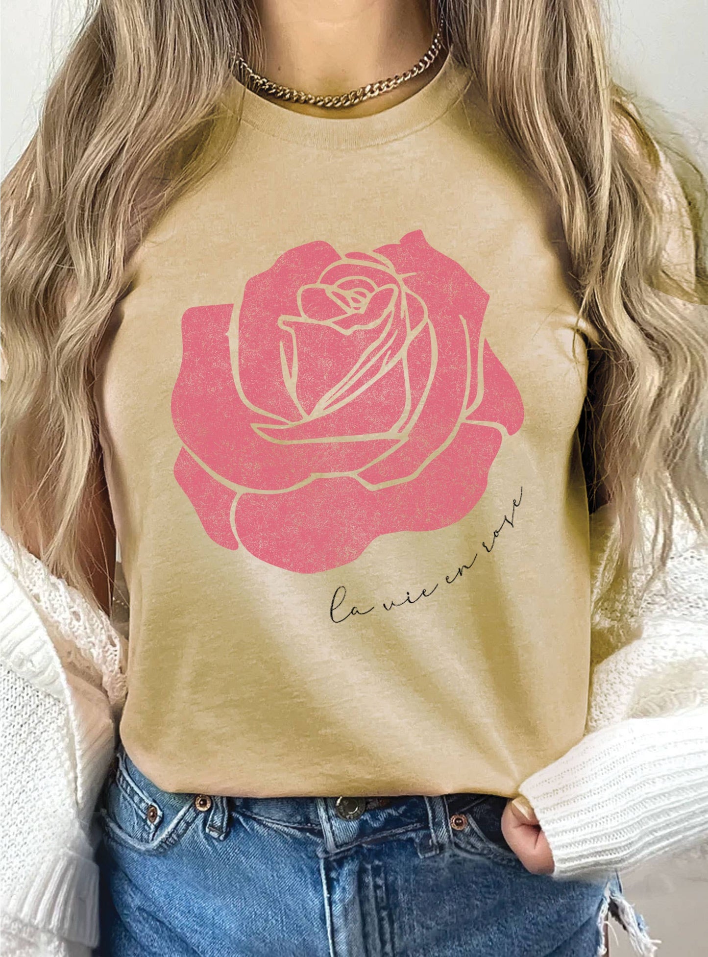 LA VIE EN ROSE GRAPHIC TSHIRTS