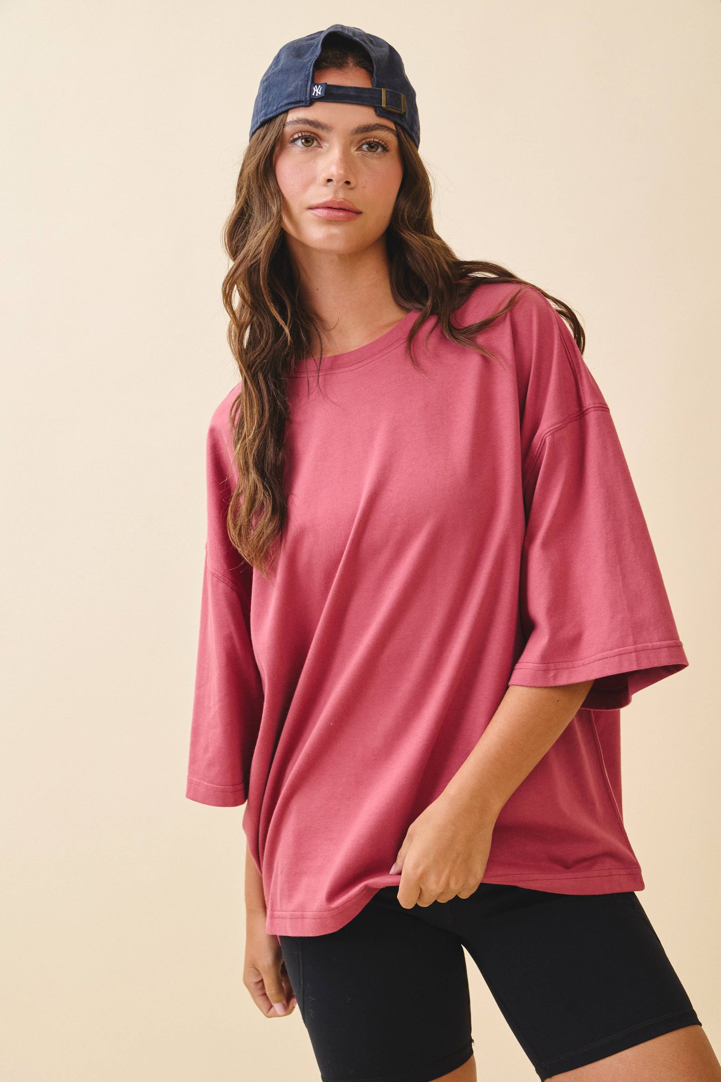 8480FN Oversized Everyday Cotton Tee