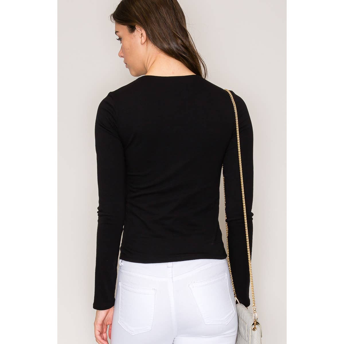 Double Layer Cotton Long Sleeves Top